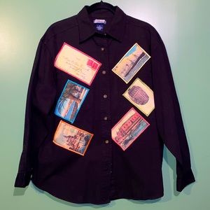 Funky button down shirt by LA Loving/Ruthie and Me